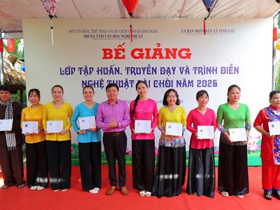 Tịnh Khê “đánh thức” di sản Bài Chòi để hút khách du lịch