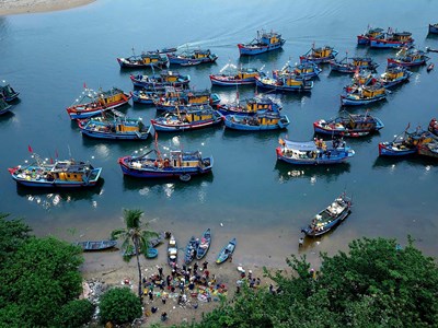 Đến Quảng Ngãi, ghé chợ nổi lúc tinh mơ