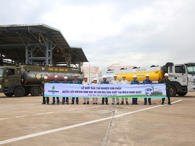 BSR xuất bán lô Diesel sinh học B5 đầu tiên, mở rộng thị trường nhiên liệu xanh