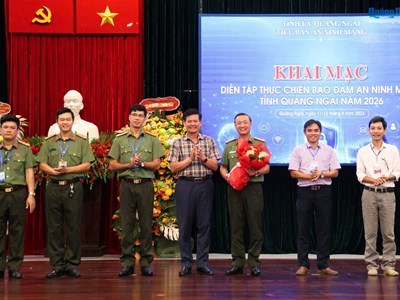 Quảng Ngãi diễn tập thực chiến, nâng cao năng lực bảo đảm an ninh mạng