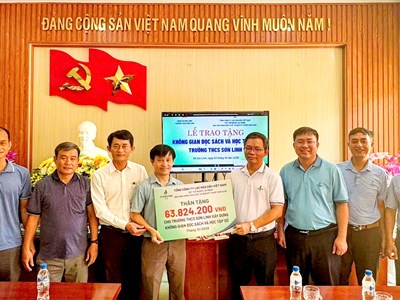 BSR trao tặng “Không gian đọc sách và học tập số” cho học sinh vùng cao