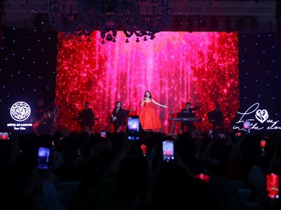 Lệ Quyên quyến rũ trong show diễn Love In The Cloud