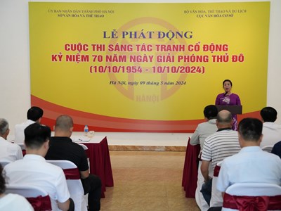 Thi sáng tác tranh cổ động tuyên truyền kỷ niệm 70 năm Ngày Giải phóng Thủ đô