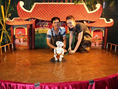 Mang rối nước đến Lễ hội mùa hè Nhật Bản tại Hà Nội