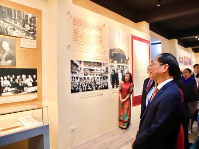 Triển lãm “Hiệp định Geneva về đình chỉ chiến sự ở Việt Nam – Mốc son lịch sử của Ngoại giao cách mạng Việt Nam“