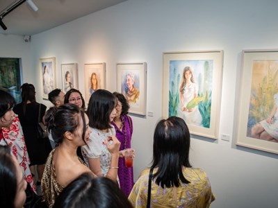 Lắng nghe câu chuyện cuộc đời trong thế giới hội họa Nguyễn Thu Hà