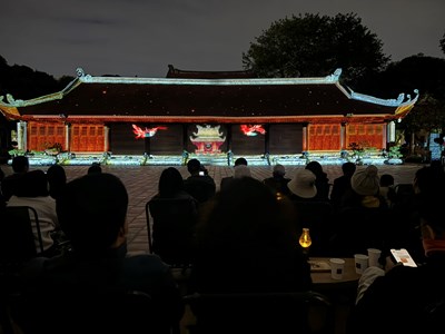 Đêm Văn Miếu - Quốc Tử Giám cuốn hút với “Sử đá lưu danh”