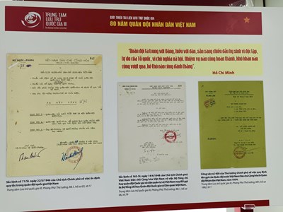 Công bố gần 150 tài liệu, hình ảnh về QĐND Việt Nam từ ngày đầu thành lập