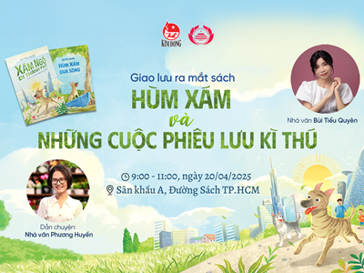 Giao lưu và ra mắt sách “Hùm Xám và những cuộc phiêu lưu kỳ thú” 