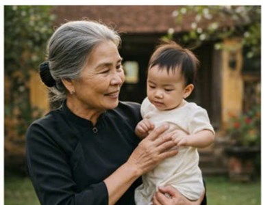  Nhờ cả bà nội và bà ngoại trông cháu mà không ai mất lòng