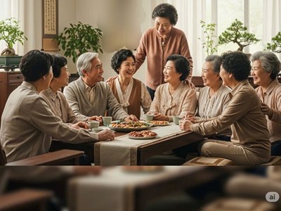 Nhìn mẹ già mê mẩn đi hội thảo mua hàng, con cái đành chấp nhận mà không thể can thiệp