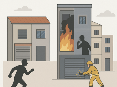 Nhà ống một lối thoát tiềm ẩn nguy cơ tử vong khi cháy