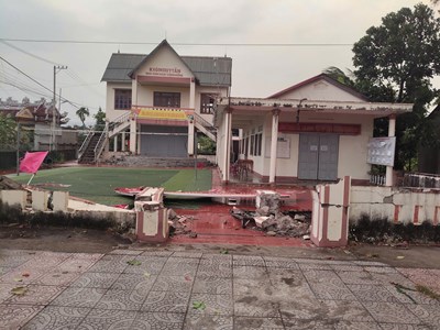 Quảng Trị: Giông lốc gây thiệt hại nặng cho người dân