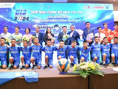 38 đội bóng tham dự giải Bóng đá Thiếu niên toàn quốc 