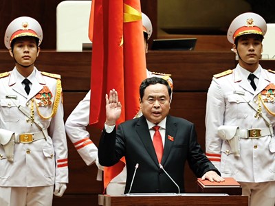 Ông Trần Thanh Mẫn trúng cử Chủ tịch Quốc hội khóa XV với tỉ lệ tán thành tuyệt đối 