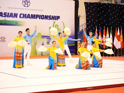 Giới thiệu những nét văn hoá độc đáo qua Giải vô địch Thể dục Aerobic Châu Á