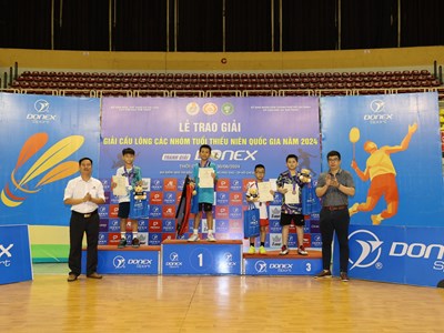 TP.HCM dẫn đầu Giải Cầu lông các nhóm tuổi thiếu niên quốc gia 2024 