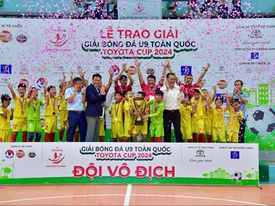 U9 Gia Bảo Hải Dương đăng quang ngôi vô địch Giải U9 toàn quốc  ​