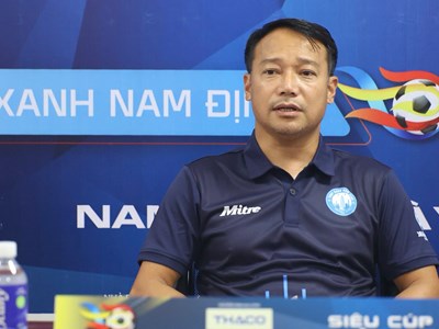 HLV Vũ Hồng Việt tự tin khán giả sẽ là động lực để đội giành Siêu Cúp