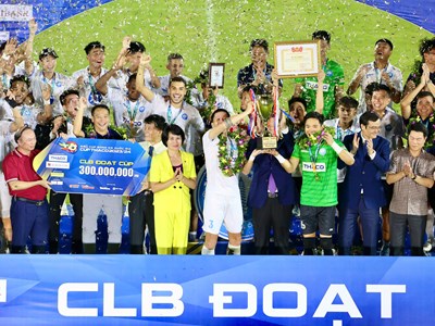CLB Thép Xanh Nam Định giành Siêu cúp quốc gia 