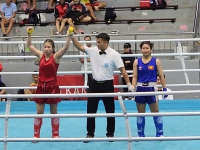 Nhà vô địch SEA Games Triệu Thị Phương Thuỷ thắng áp đảo  ​