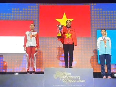 Kickboxing Việt Nam giành 6 HCV trong ngày chung kết đầu tiên Giải vô địch châu Á
