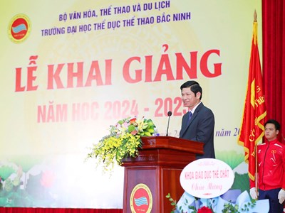 Trường Đại học TDTT Bắc Ninh khai giảng năm học mới