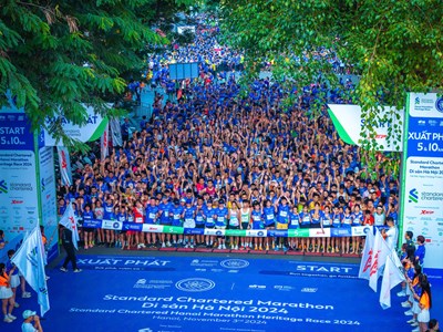 Giải Marathon di sản Hà Nội 2024 khơi dậy tinh thần thể thao