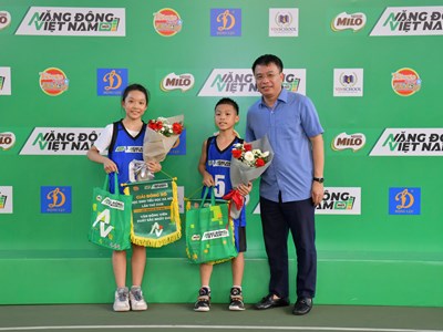 Bế mạc và trao Giải Bóng rổ học sinh tiểu học Hà Nội 2024