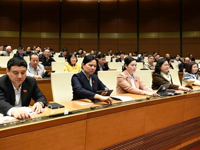 Quốc hội thông qua Luật Tổ chức Chính phủ (sửa đổi)