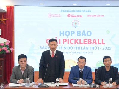 Góp phần phát triển phong trào pickleball tại Hà Nội