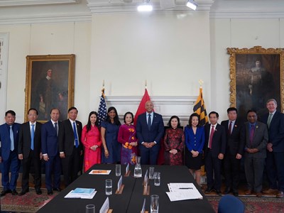 Tăng cường hợp tác giữa Việt Nam và bang Maryland (Mỹ)