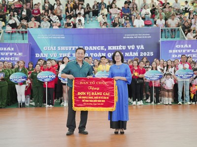 Gần 1.000 VĐV tranh tài tại Giải shuffle dance, khiêu vũ và dân vũ thể thao toàn quốc