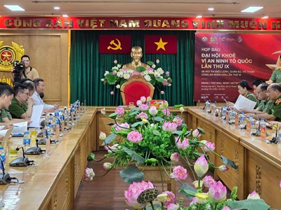 Bộ Công an tổ chức Đại hội khỏe “Vì an ninh Tổ quốc” và Hội thi điều lệnh, quân sự, võ thuật CAND