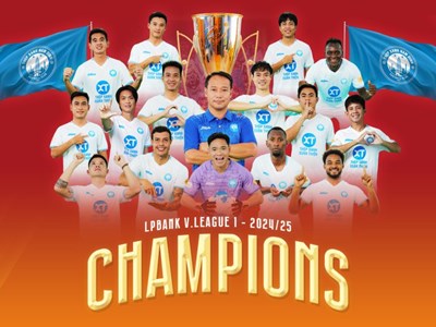 Chủ tịch FIFA chúc mừng CLB Thép Xanh Nam Định vô địch quốc gia