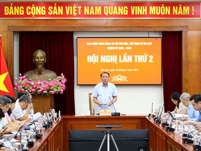 Đảng bộ Bộ VHTTDL quyết tâm thực hiện thắng lợi nhiệm vụ trọng tâm quý 4/2025