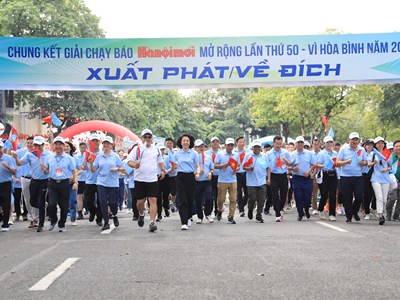 Hơn 3.000 vận động viên thi chung kết Giải chạy Báo Hà Nội Mới 2025