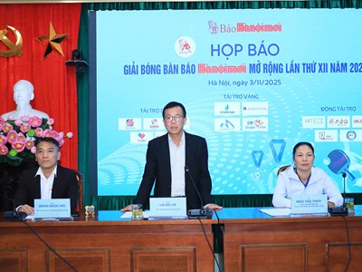Nhiều tay vợt mạnh dự Giải bóng bàn Báo Hà Nội Mới 2025
