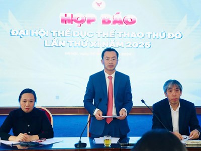 Tổ chức 25 môn thi đấu tại Đại hội Thể dục Thể thao Thủ đô lần thứ XI