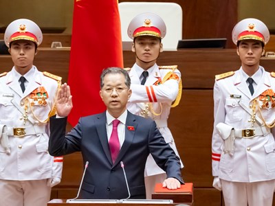 Ông Nguyễn Văn Quảng tuyên thệ nhậm chức Chánh án Tòa án nhân dân tối cao 