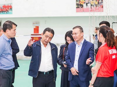 Kiểm tra công tác chuẩn bị cho SEA Games 33 của các đội tuyển