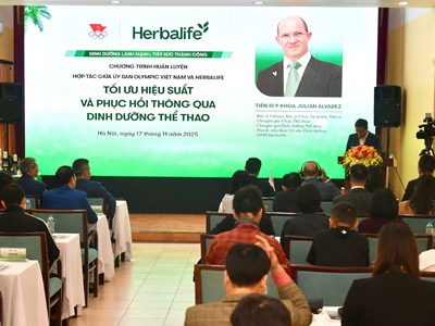 Đào tạo kiến thức dinh dưỡng và thể thao cho huấn luyện viên và vận động viên