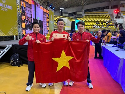 Hai “ngôi sao vàng” của thể dục dụng cụ TP.HCM tỏa sáng tại SEA Games 33