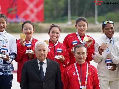 Canoeing nữ Việt Nam khẳng định vị thế tại SEA Games 33