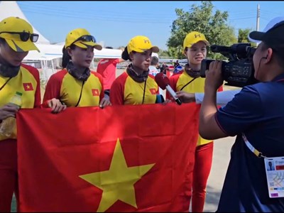 Rowing Việt Nam mang về chiếc HCV thứ 41 cho Đoàn Thể thao Việt Nam