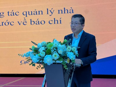 160 đại biểu dự Hội nghị bồi dưỡng công tác quản lý nhà nước về báo chí