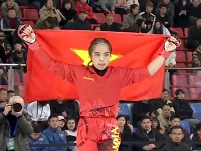 Võ sĩ Lò Thị Phung hạ đối thủ sau 51 giây, giành HCV MMA châu Á 