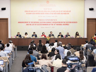 Cuộc bầu cử đại biểu Quốc hội khóa XVI thành công tốt đẹp