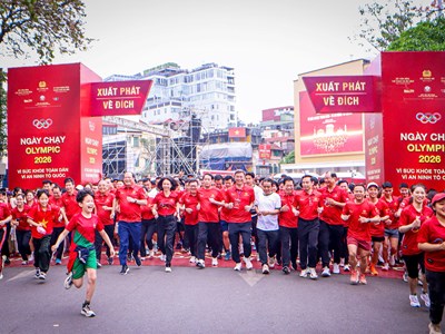 Ngày chạy Olympic 2026: Khi thể thao trở thành sức mạnh văn hóa - an ninh của quốc gia