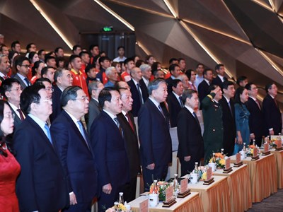 Tổng Bí thư Tô Lâm dự Lễ kỷ niệm 80 năm Ngày truyền thống ngành Thể dục Thể thao